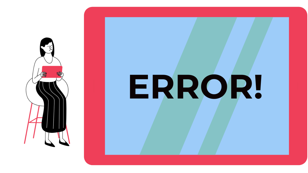 Quickblog - Error Experienced