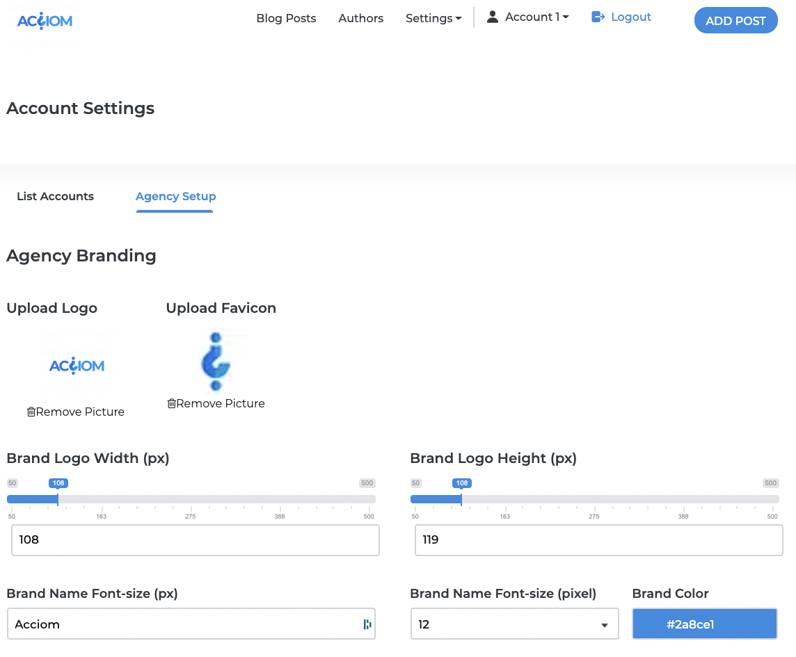 Quickblog Agency Whitelabel