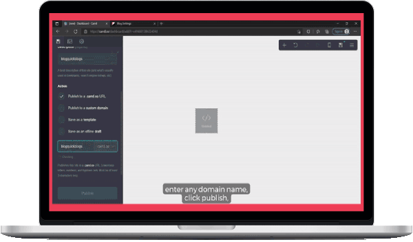 Click to see Carrd SEO Blog integration with Quickblog